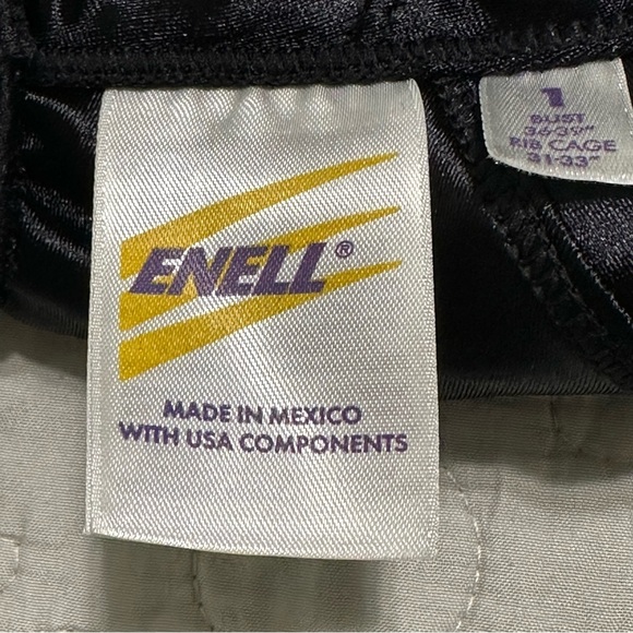 Enell Women’s High Impact Sports Bra In Black Satin Full Coverege Sz.1 Active - Picture 8 of 11